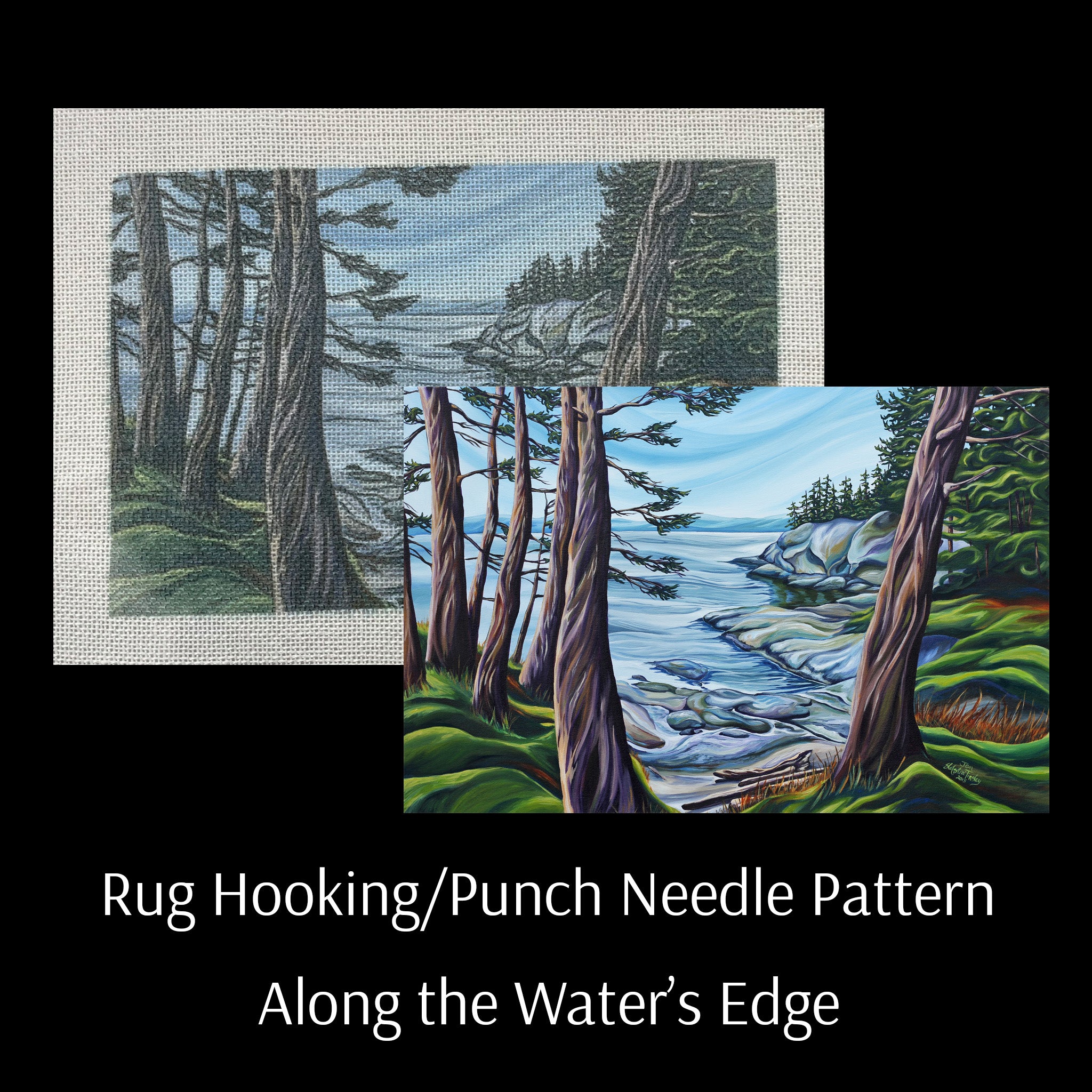 Loopy Impressions - Along the Water's Edge